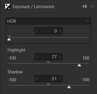 Highlight/Shadow Example 2-2 ctrl