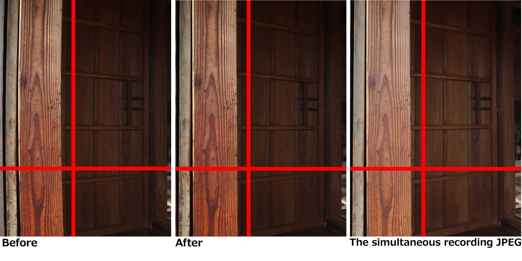 Automatic distortion correction using JPEG 2-2