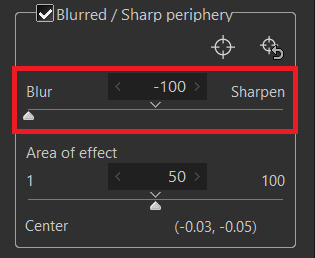 Blurred periphery 1-2ctrl